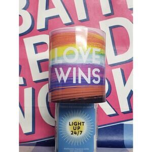BBW Love Wins Night Light Wallflower Fragrance Plug In Home Scent Decor